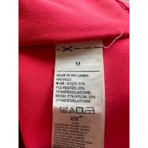 Old Navy Med Active Powersoft Sports Bra Med Floral Pink Go-Dry Support Athletic thumbnail 4