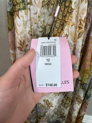 NWT Avec Les Filles Paisley Maxi Dress thumbnail 12