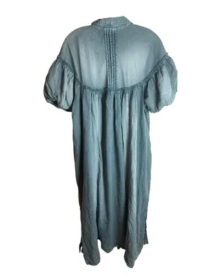 Free People On The Road Maxi Dress Overdye Atlantic Deep M thumbnail 5