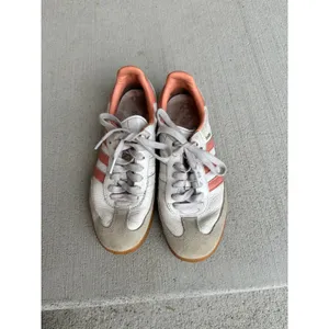 Adidas Samba OG White Coral Pink Sneakers Shoes Womens Size 6 thumbnail 2