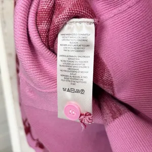 Anthropologie Maeve V-Neck Cardigan Sweater Hearts thumbnail 7