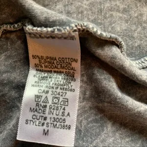 Splendid mineral wash gray t shirt with rounded hem Size Medium thumbnail 8