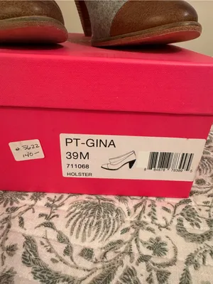 Plenty by Tracy Reese Gray Wool and Brown Leather Cap-Toe Heels thumbnail 3