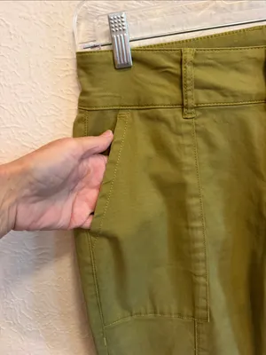 🌴🌴🌴BOGOHO🌴🌴🌴Cabi Olive Green Women’s Casual Utility Pants-4 thumbnail 5