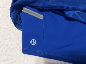 LULULEMON City Sky Run By Short Women's Size 10 Lined Mesh Harbor Blue Excellent thumbnail 4