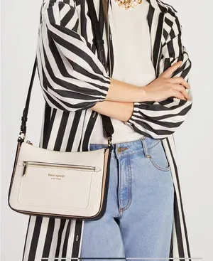 Kate Spade New York Hudson Colorblocked‎ Pebbled Leather Crossbody thumbnail 1