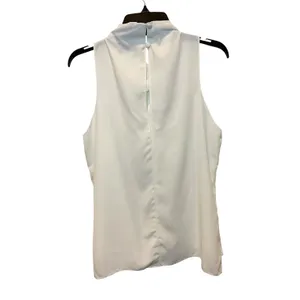 Women's ASOS Draped Cowl Neck Sleeveless Lightweight Summer Blouse White Size 8 thumbnail 5