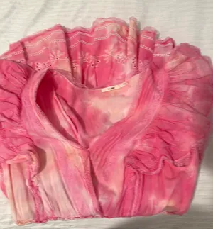 Francesca’s Tie Dye Pink Dress thumbnail 3