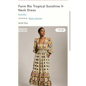 Farm Rio for Anthropologie Tropical Sunshine Printed Dress S thumbnail 8
