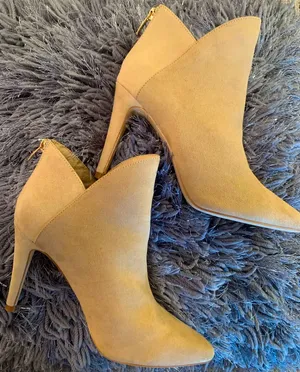 New York & Company Booties Tan Size 8 thumbnail 1