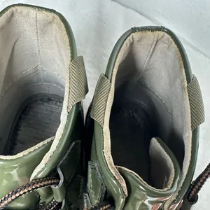 Sorel Waterproof Out And About Green Olive and Orange Winter Ankle Boots thumbnail 15