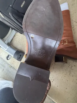 Vince Camuto Tan Riding Boots Leather Straps 10M thumbnail 14