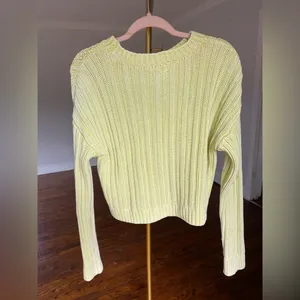 Aeropostale Chunky Knit Sweater Pullover Downtown Streetwear Soft Girl 90s Y2K‎ thumbnail 3