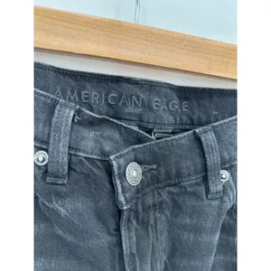 American Eagle Womens Strigid Super High Rise Baggy Straight Denim‎ Jeans Sz 4 thumbnail 8