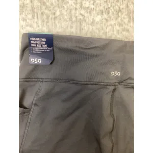 DSG Womens Cold Weather Compression High Rise Tight Carbon Grey‎ Large thumbnail 3