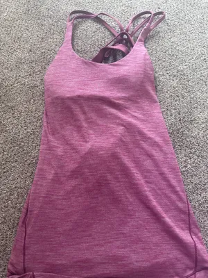 Lululemon Shirt Tank with Bra thumbnail 1