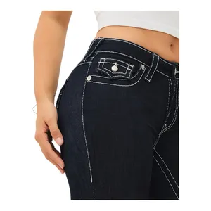 TRUE RELIGION VINTAGE BECCA BIG T FLAP BOOTCUT JEAN size 27 NWT thumbnail 4