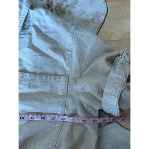 FREE PEOPLE Rhodes Chino Coverall Tan Short-Sleeve‎ Romper Size Large thumbnail 6