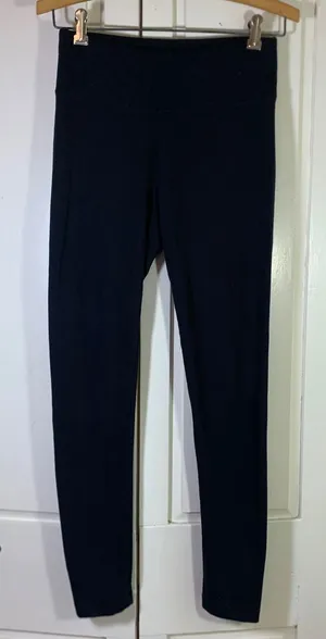 The Balance Collection Marika Womens Black High Rise Yoga Leggings M Athleisure thumbnail 1