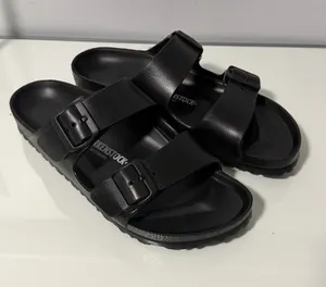 Birkenstock Black Two-Strap EVA Slide Sandals thumbnail 1