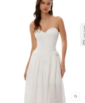 Miss Rosier White Corset Style Dress thumbnail 4