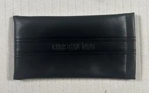 Original Christian Dior Sunglasses Eyeglasses Black Leather Pouch thumbnail 1