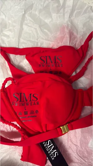 SIMS Swimwear Thong Bikini Set Red Size L thumbnail 3