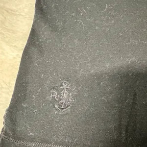 Vintage Ralph Lauren Jeans Co. Black Tee Blue Denim Neckline thumbnail 4