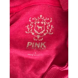 Vintage y2k‎ Victorias Secret PINK Waffle Thermal Hoodie Pink Large LOVE PINK thumbnail 6