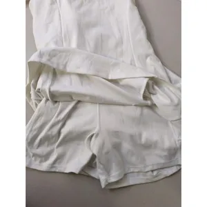 Victoria secret white romper sz Large L 1 pc tennis outfit stretchy stretch thumbnail 6