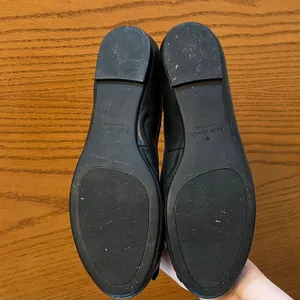 Kate Spade Black Leather Flats with Fringe & Gold Accents - Size 7 thumbnail 12