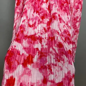 Chelsea28‎ Dress Flutter Sleeve Plissé Midi Dress NWT Pink Red Artful Petals Lrg thumbnail 12