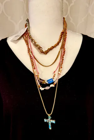 Free People Necklace Layered thumbnail 1