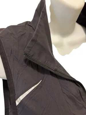 L.L. Bean Lightweight All~Sport Nylon Vest Sz S Reg Black Reflective Running thumbnail 4