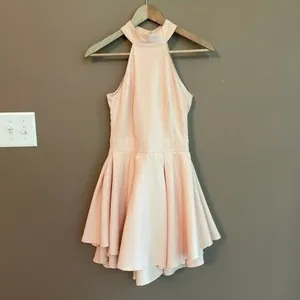 Lulus Rehearsal Open Back Skater Skirt Peach Size‎ XS thumbnail 8