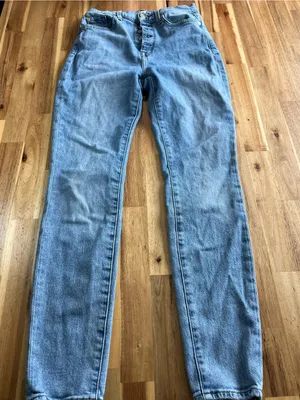 7 For All Mankind High Waist Skinny Jeans Women’s 25 Light Wash thumbnail 1