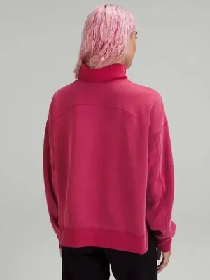 Lululemon Softstreme Turtleneck Pullover Pomegranate Size 8 thumbnail 2