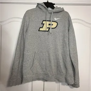 Nike Purdue‎ gray hoodie Women's Large thumbnail 2