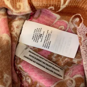 J. crew margot sweater vintage paisley merino wool sz M‎ thumbnail 8