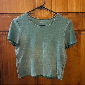 American Eagle Outfitters Teal Short Sleeve Top thumbnail 5