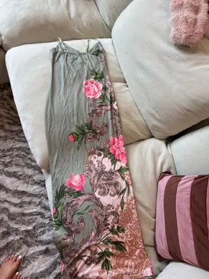 Green Floral Maxi Dress thumbnail 5