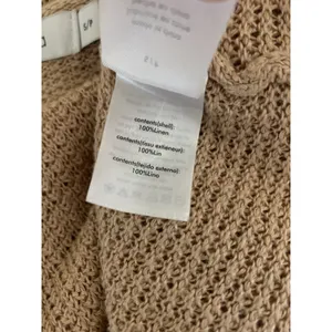 Onia Tan Open Knit Crochet Maxi Slip Sweater Dress Beach Resort Coastal Small thumbnail 6