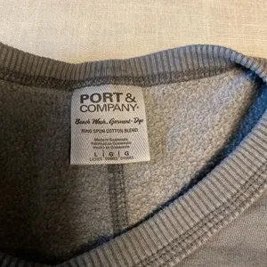 Port and Company Dark Gray Sweatshirt thumbnail 5