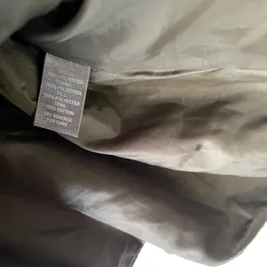 Johnston & Murphy Women's Size Large Army Green Quilted Belted‎ Coat thumbnail 7