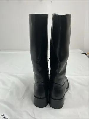 Dream Paris Womans Excellent Pull On Knee High Riding Boots Size 7.5 Black thumbnail 4