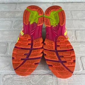 ASICS GEL Noosa Tri 9 Womens 9.5 Running Shoes Neon Multicolor‎ Triathlon T458N thumbnail 9