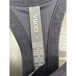 Vuori Elevation Racer Back Bra Midnight Blue Women's Sz S NEW $64 thumbnail 3