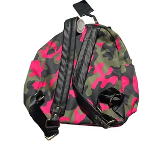 Candy Couture Camouflage Pink/Green Backpack With‎ Black Straps thumbnail 5