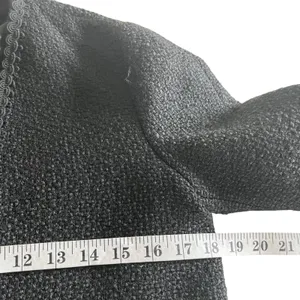 Zara Black Tweed Double Breasted Open Collarless Blazer Jacket Size XS NWT thumbnail 9