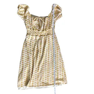 LPA Revolve Yellow and White Off Shoulder Women’s Sun midi Dress Size Large thumbnail 8